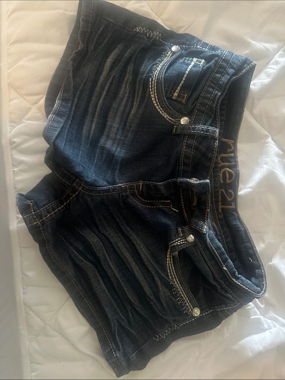 Rue21 Dark Blue Womens Denim Jean Shorts
